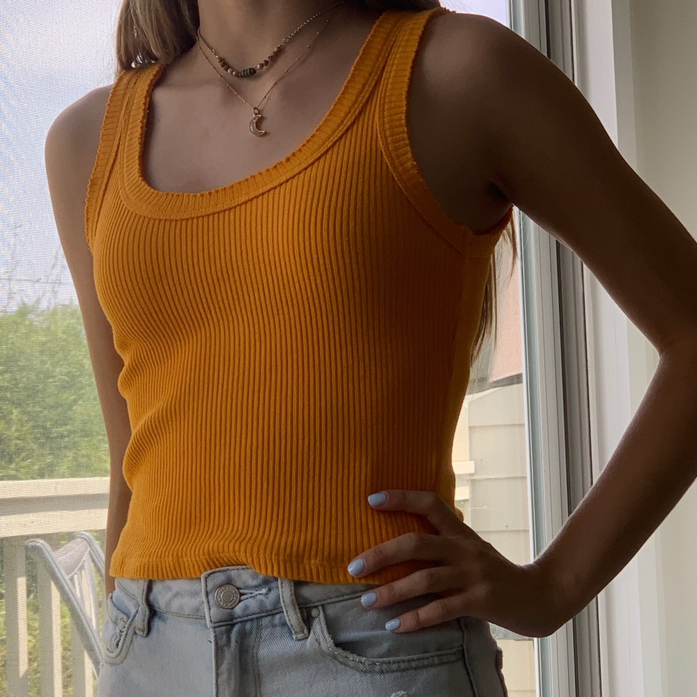 Urban outfitters yellow tank